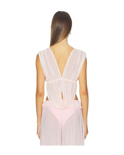 MAJORELLE Pink Brynn Top