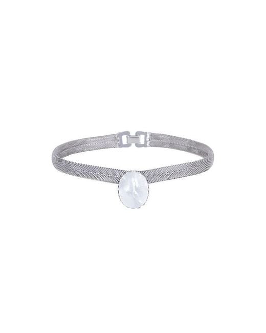 Lelet Metallic Charlotte Mesh Choker