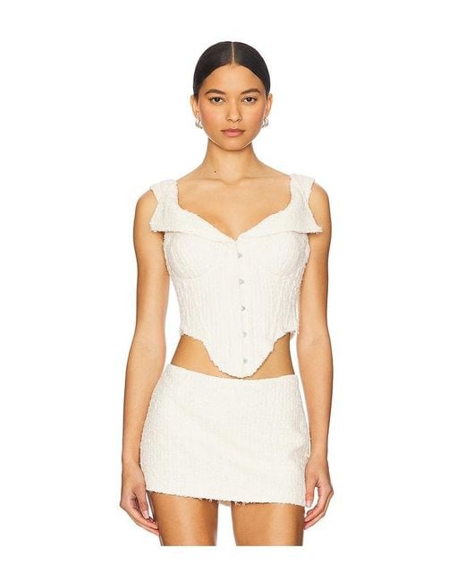 GUIZIO White Chamonix Corset