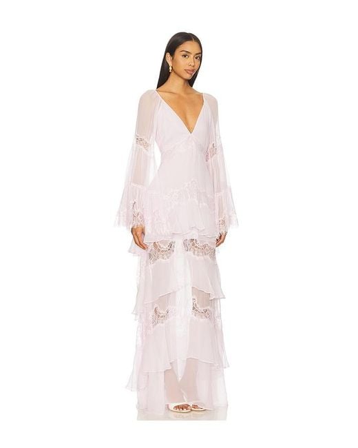 LoveShackFancy Pink Devina Dress