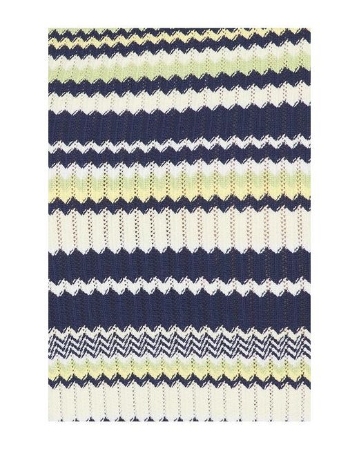 Jonathan Simkhai Blue Lira Polo Wrap Mini Dress