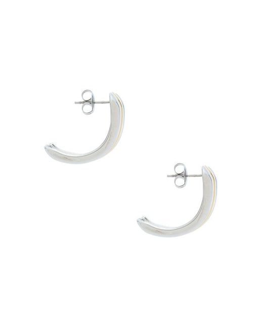 Mazin Jewels White Maya Earrings