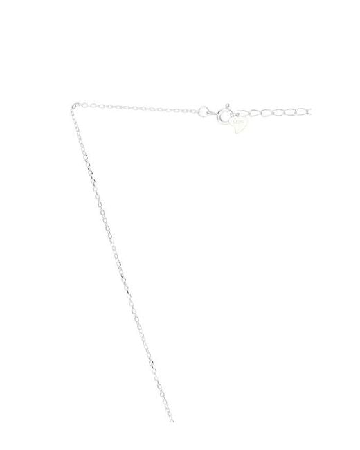 Shashi White Orbit Pendant Necklace