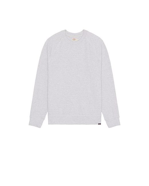Faherty Brand White Legend Crew Neck Sweater for men