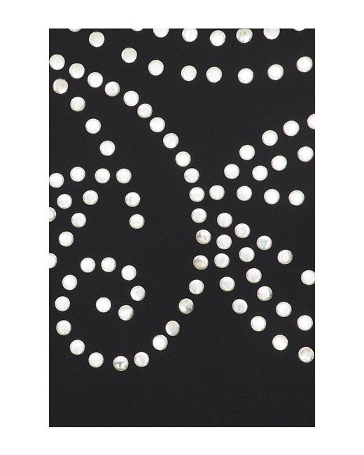 Free People Black Kenzie Studded Halter
