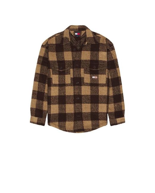 Tommy Hilfiger Brown Check Overshirt for men