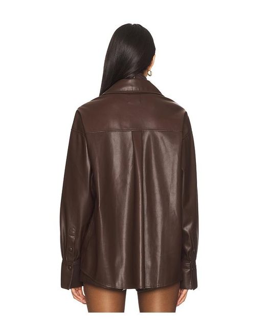 Show Me Your Mumu Brown X Revolve Lincoln Shirt Jacket