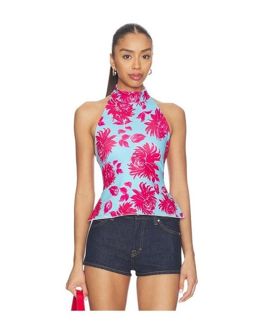 Susmie's Red Susmie's Poppy Reversible Top