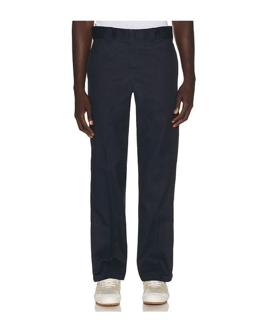 Dickies Blue Slim Straight Work Pant for men