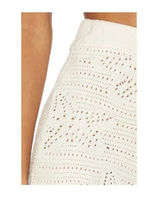 ROAME. White Sutton Mini Shorts