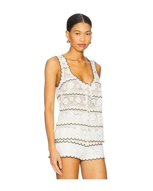 Show Me Your Mumu White Take It Easy Tank