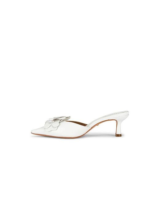 Raye White Kennedy Pump