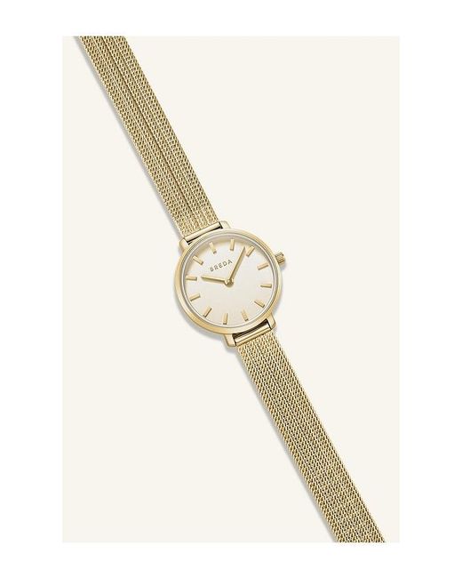 Breda Metallic Beverly Mesh Watch