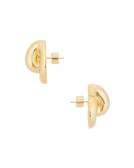 Jennifer Fisher Metallic Small Knot Stud Earrings