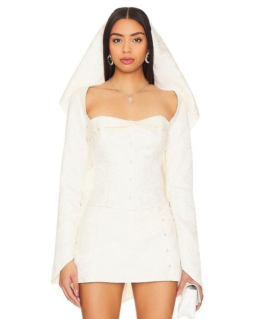Mirror Palais White Medici Bustier
