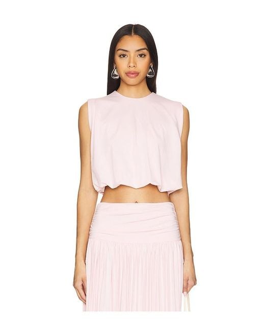 MORE TO COME Pink Remi Top