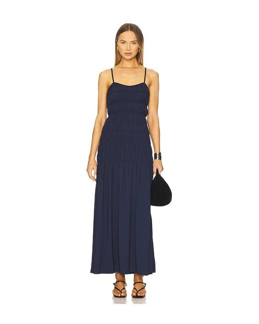 SNDY'S Blue Ingrid Maxi Dress