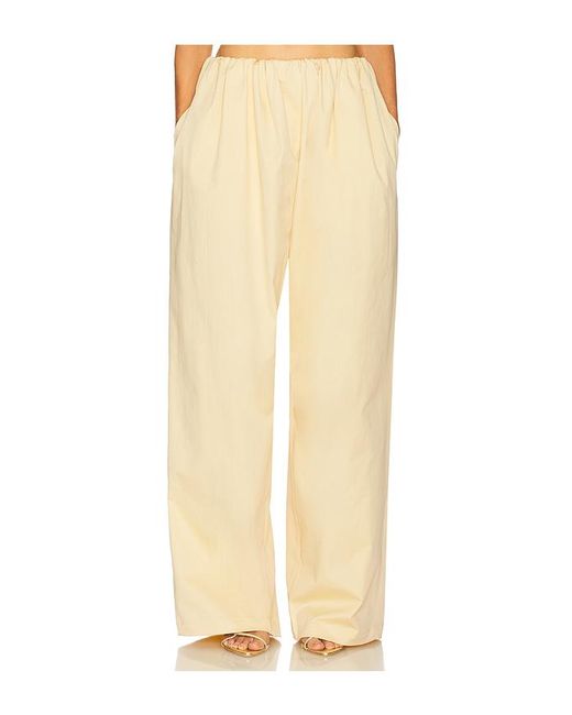 Helsa Natural Cotton Twill Puff Pant