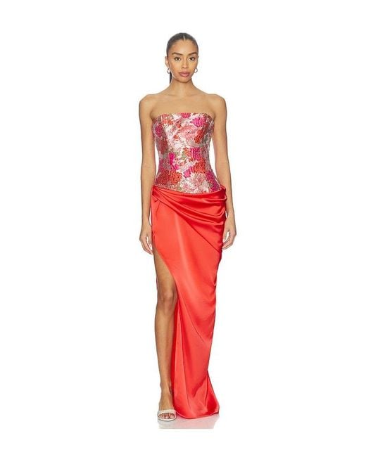 Katie May Red Aria Gown