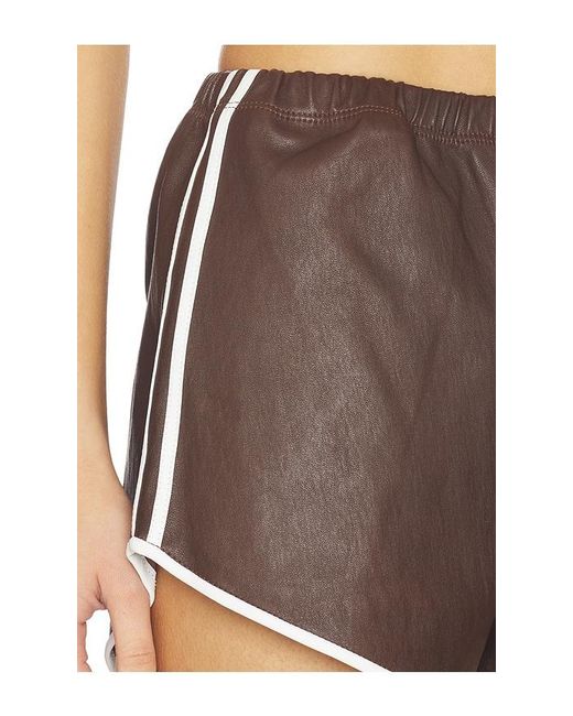 SPRWMN Multicolor Dolphin Leather Shorts
