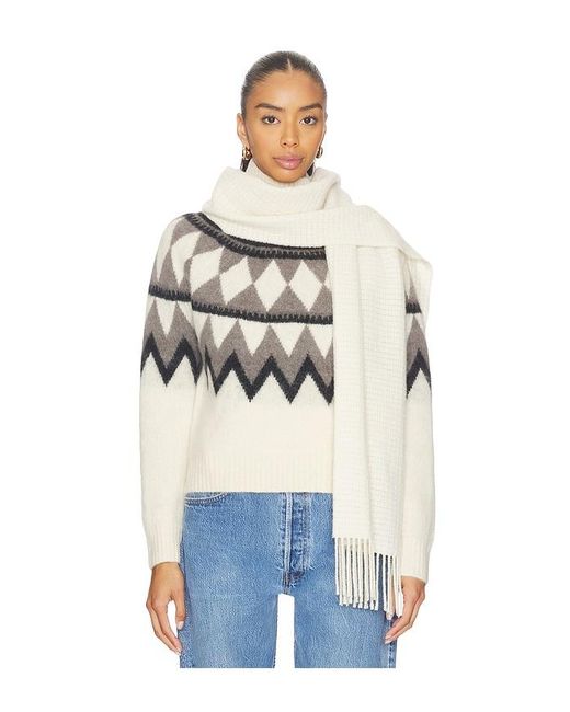 Rag & Bone Blue Mila Textured Scarf