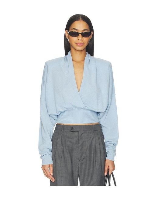 Ronny Kobo Blue Solange Sweater