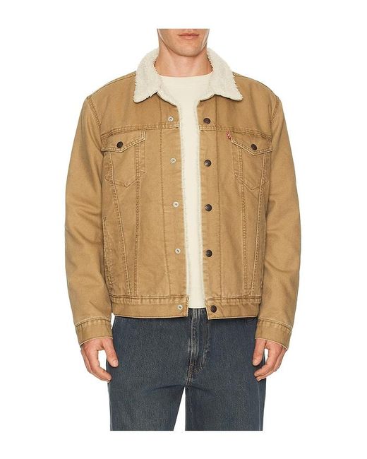 Levi's Blue Type 3 Sherpa Trucker Jacket for men
