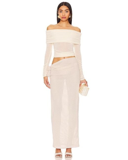 Lovers + Friends Natural Lumin Knit Top