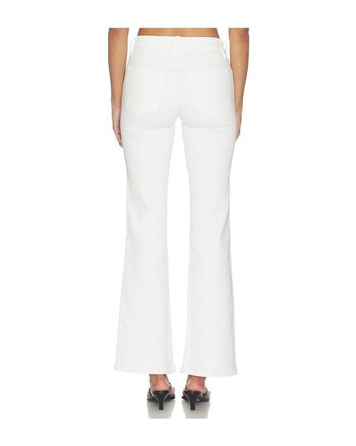 GOOD AMERICAN White Low Boot Jeans