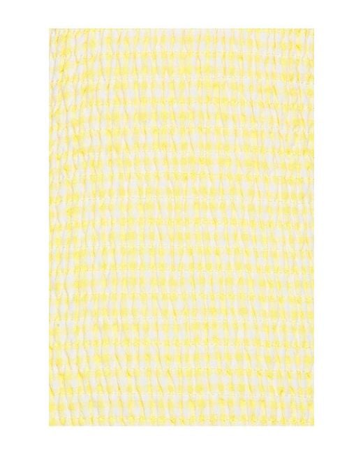 MORE TO COME Yellow Julian Mini Dress