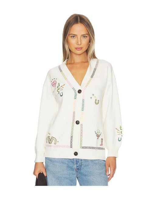 Never Fully Dressed White Western Martha Cardigan