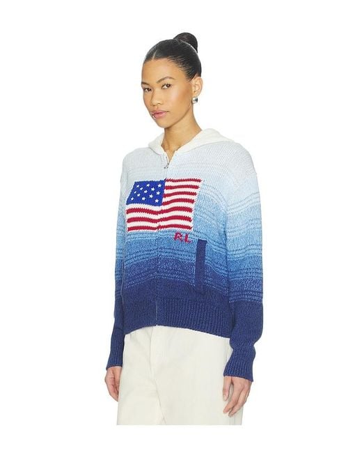 Polo Ralph Lauren Blue Long Sleeve Hooded Jacket