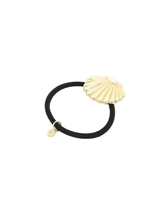 Ettika Blue Scallop Crystal Hairtie