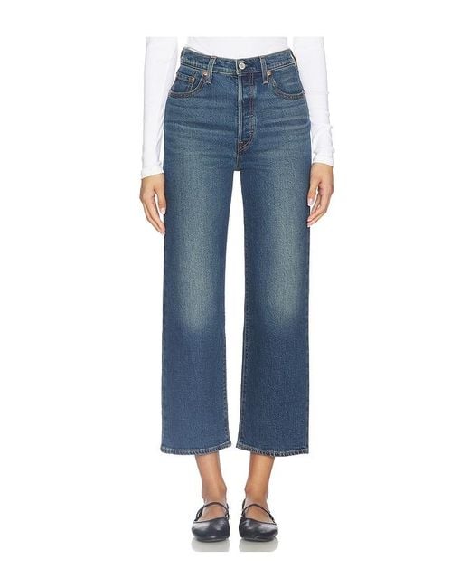 Levi's Blue Ribcage Straight Ankle