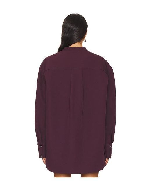 SER.O.YA Purple Ali Heavy Crepe Shacket