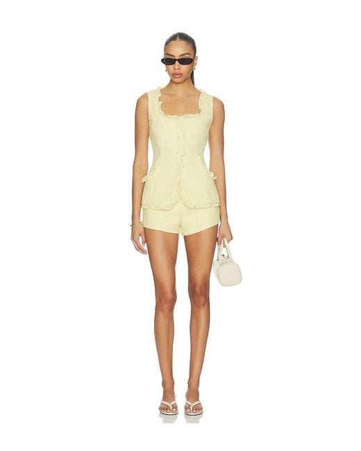 Amanda Uprichard Natural Kya Top