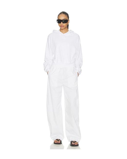 Cotton Citizen White The Roma Hoodie