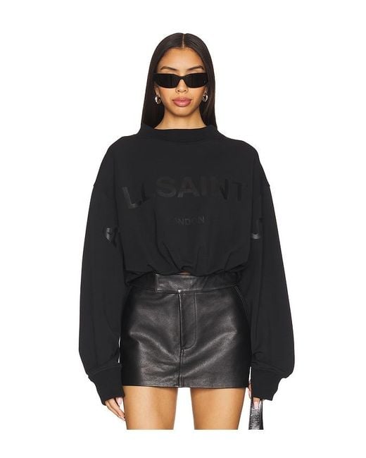 AllSaints Black Sweatshirt Biggy