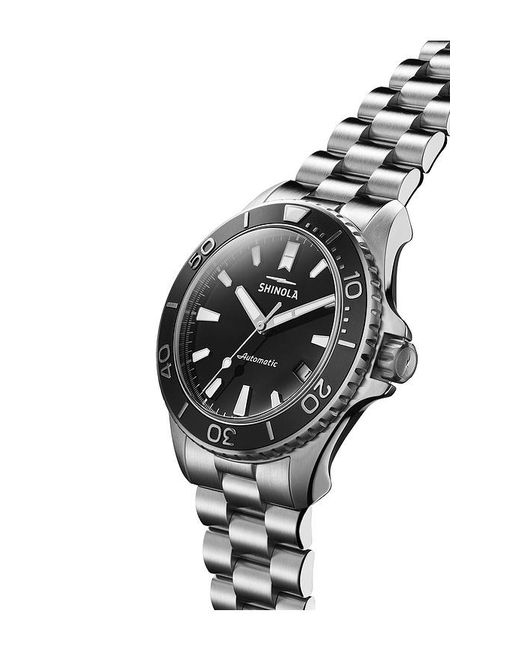 Shinola Black 43Mm Monster for men