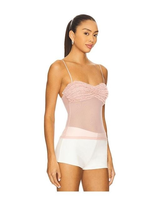 MORE TO COME White Carmine Cami Top
