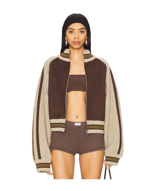 Cazadora En Talla En Jaded London de color Brown