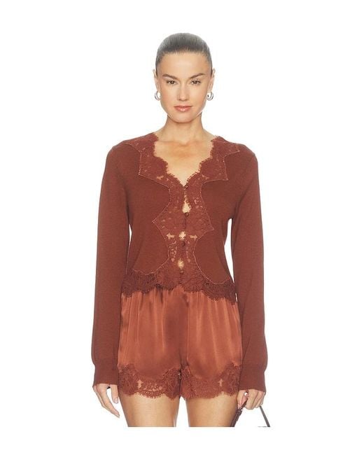 Cami NYC Red Sanders Cardigan