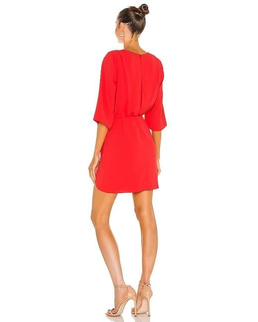 Amanda Uprichard Red Demetra Dress