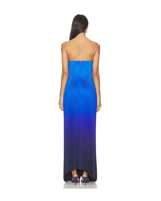 L'idée Blue Tie Gown
