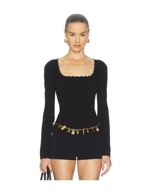 Cult Gaia Black Oberteil Jean