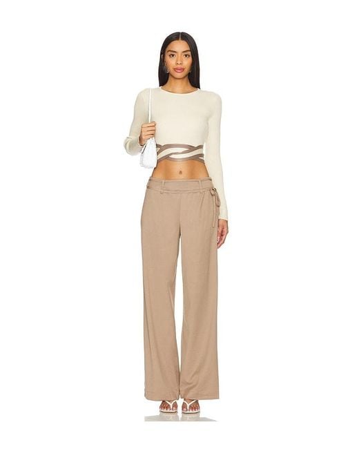 SOVERE Natural Adrift Long Sleeve Top