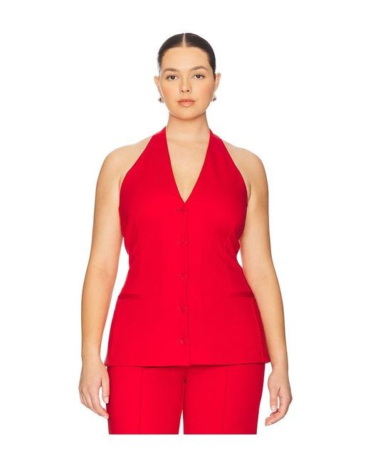 'Academie By Marianna Kain Vest Top En Color Rojo Talla (También En M, S, Xs, Xxs) L'academie de color Red