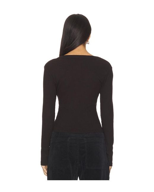 Citizens of Humanity Black Varra Henley