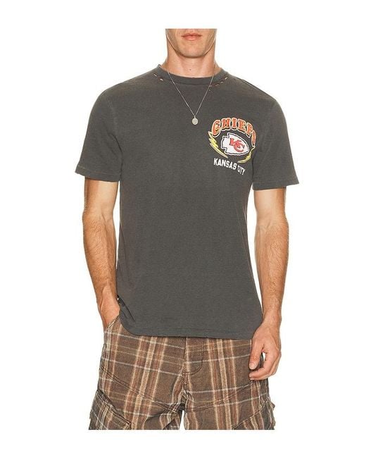 Junk Food Multicolor Chiefs City Edition Vintage Tee for men