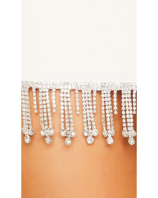 MAJORELLE White Aurora Mini Skirt